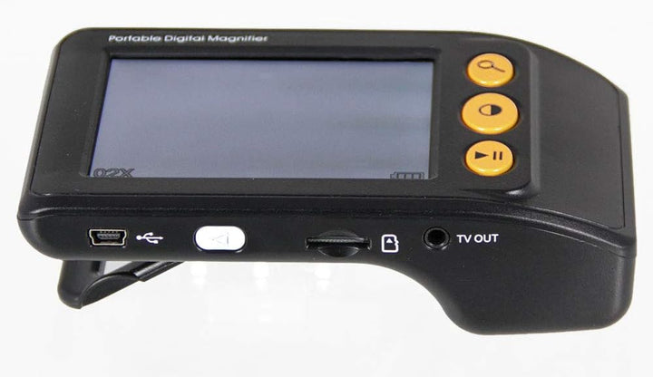 SAFE 9791 Leselupe Elektronisch"Pocket" - Bildschirm 9cm 2-25fach Vergrösserung Format 118 x 78 x 25