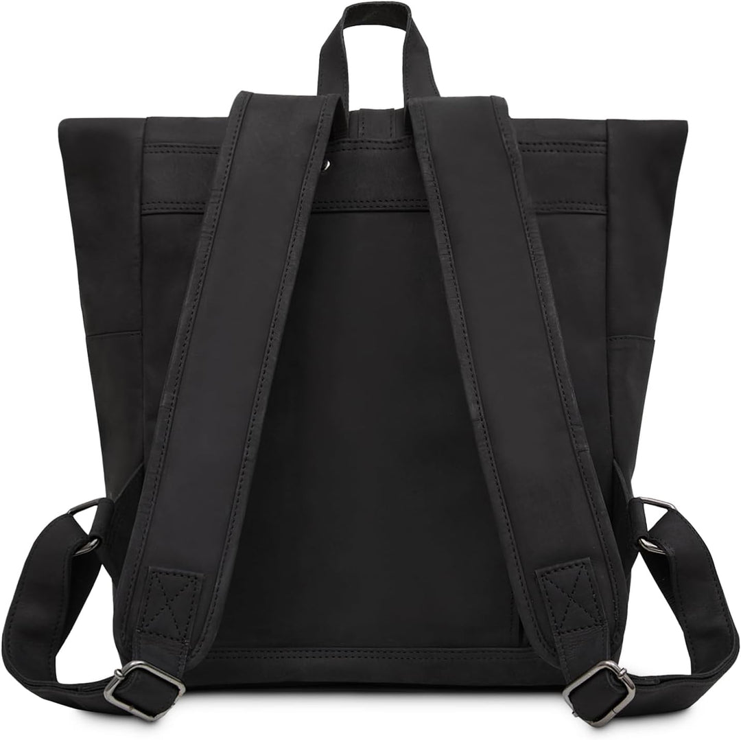 LEABAGS Leder Rucksack Damen & Herren I Echtleder Premium Daypack I Eleganter Backpack Frauen & Männ