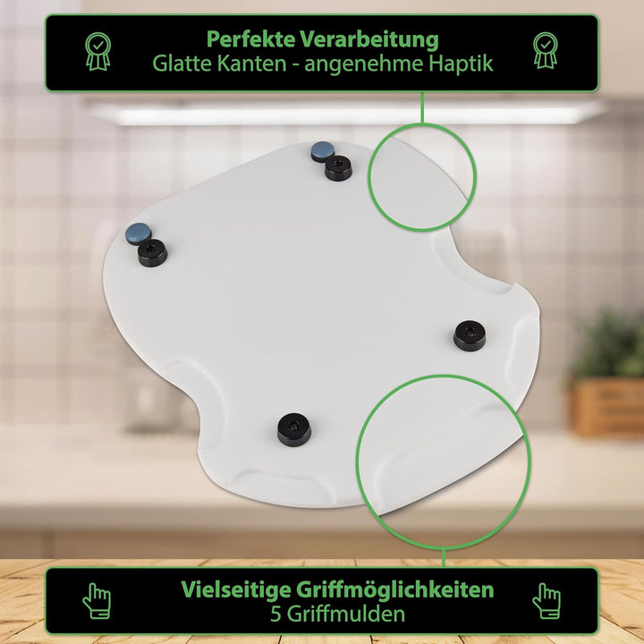 Gleitbrett für Thermomix TM6 & TM5 - Leicht Verschiebbares Brett für Thermomix TM6 / TM5 aus Premium
