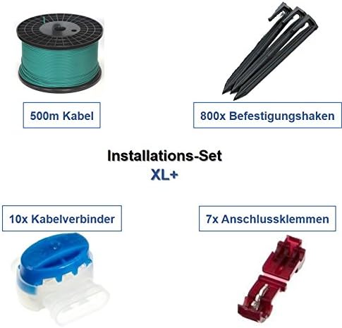 Genisys Installation Set XL+ kompatibel mit Stiga Autoclip ® 221 223 225 228 S Kabel Haken Verbinder
