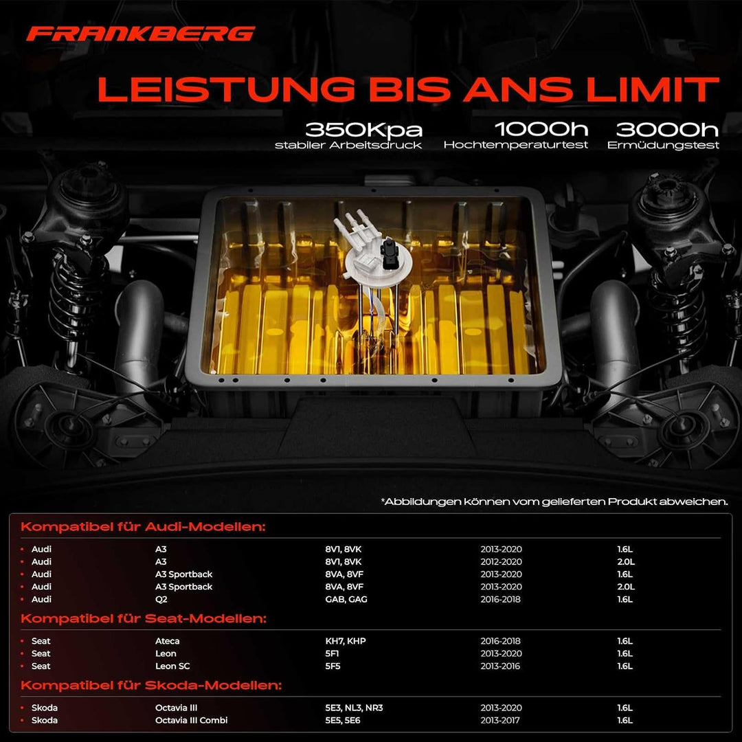 Kraftstoffpumpe Dieselpumpe für A3 8V1 8VK A3 Sportback 8VA 8VF Q2 GAB GAG Ateca KH7 KHP Leon 5F1 5F
