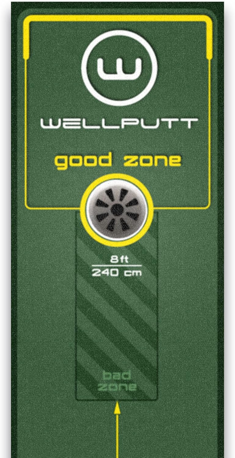 WELLPUTT - Puttingmatte Golftraining - 3m Start 2.0