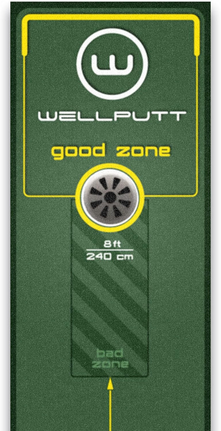 WELLPUTT - Puttingmatte Golftraining - 3m Start 2.0
