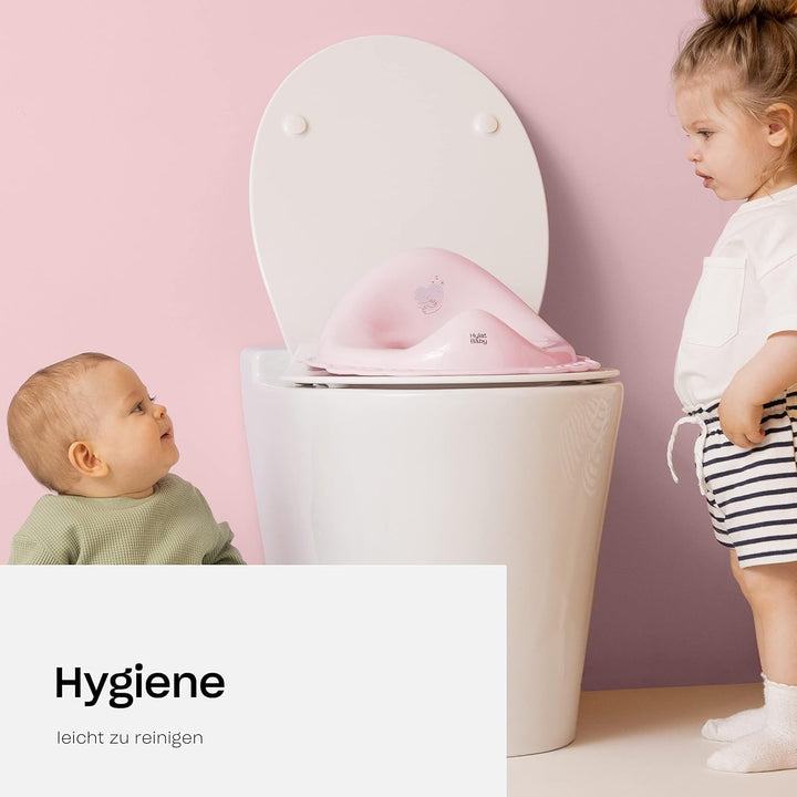 Hylat Baby Toilettensitz Kinder hilfreich beim Toilettentraining, für Mädchen und Jungen, solides Ma
