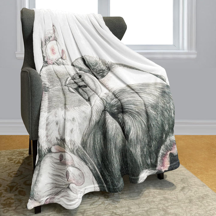 YISUMEI Decke 150x200 cm Kuscheldecken Sanft Flanell Weich Fleecedecke Bettüberwurf Schläfrige franz