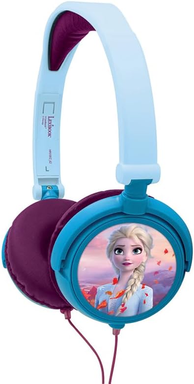 Lexibook, Die Eiskönigin, Stereo-Kopfhörer, kindersichere Lautstärke, klappbar und einstellbar, blau