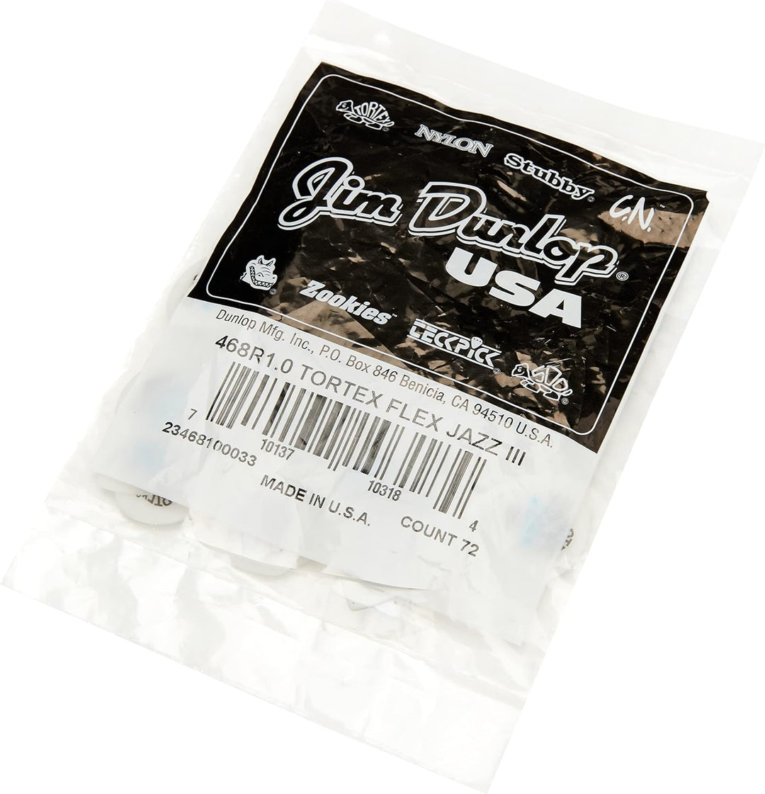 Médiators Jim Dunlop 1,00mm ADU 468R100 sachet de 72 Sachet de 72 1,00mm, Sachet de 72 1,00mm
