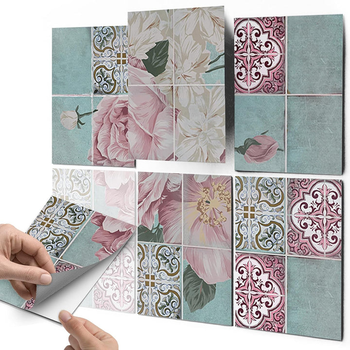 CREATISTO Mosaik Klebefliesen Stickerfliesen Fliesenfolie - Aufkleber Sticker für Wandfliesen I Kleb