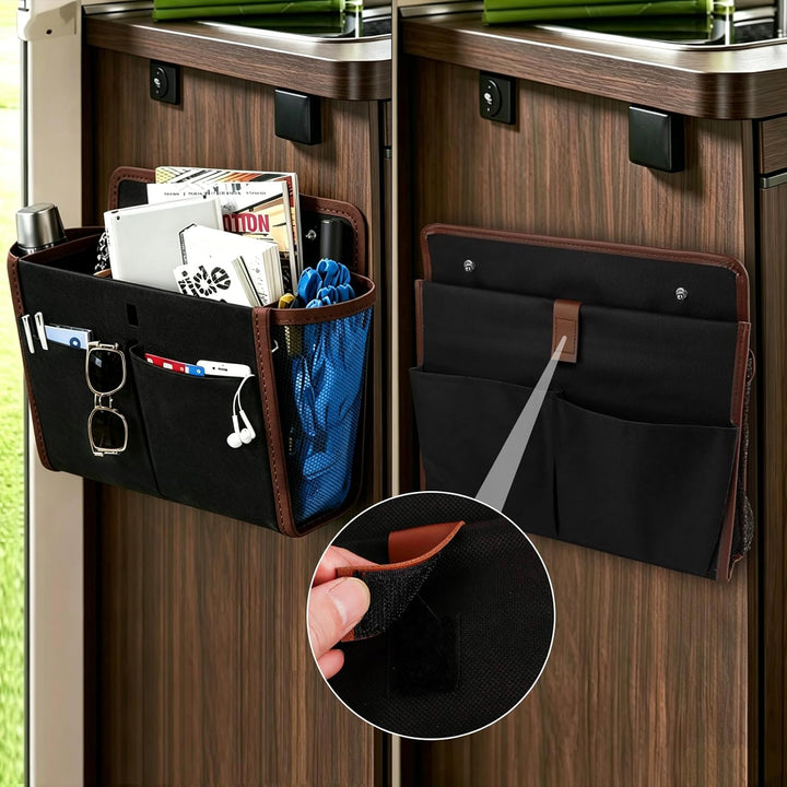 FRUHLING 2 Stück Wohnwagen Tür Organizer Hängeorganizer Selbstklebend Organizer Camping Wohnmobil Hä