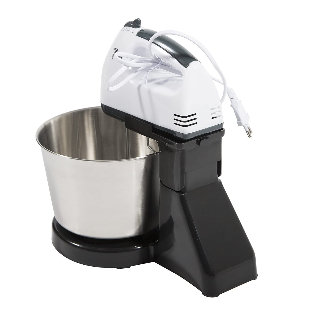 350w Handmixer Elektro-Eierquirl 7-Fach Verstellbar Elektrisch Handrührgerät 1,7 L Mit 2 Rührstäben