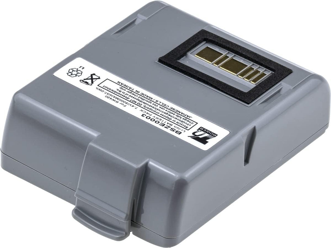 Akku für Zebra Barcode-Scanner, Teilenummer AK17463-005, Li-Ion, 7,4 V, 5000 mAh (37 Wh) schwarz