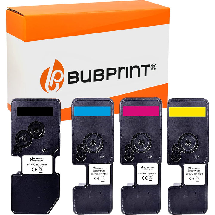4 Toner kompatibel als Ersatz für Kyocera TK-5240 TK5240 für Ecosys M5526cdw M5526cdn P5026cdw P5026