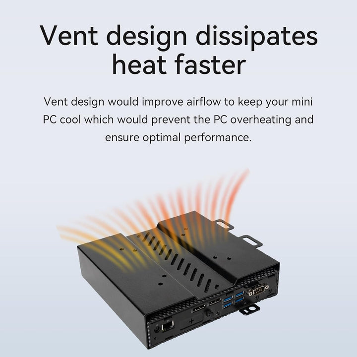 Shinar Metall halter Kompatibel mit Dell Mini-PC-Halterung Montagebügel Form Factor Gehäuse, VESA-Ha
