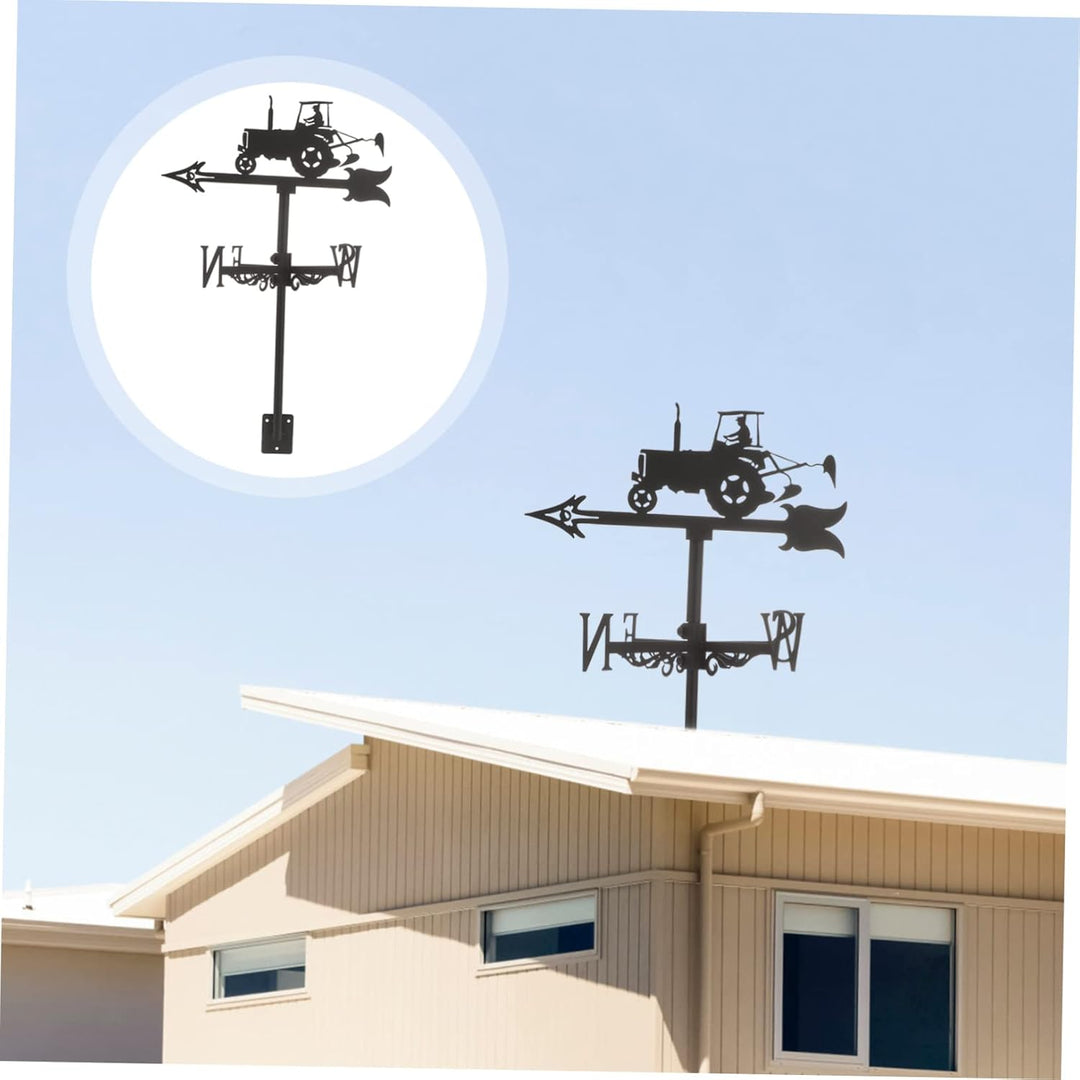 Cabilock Gartenpflock Aus Metall Wetterfahne Metall Weathervane Windrichtung Weather Vane Für Outdoo