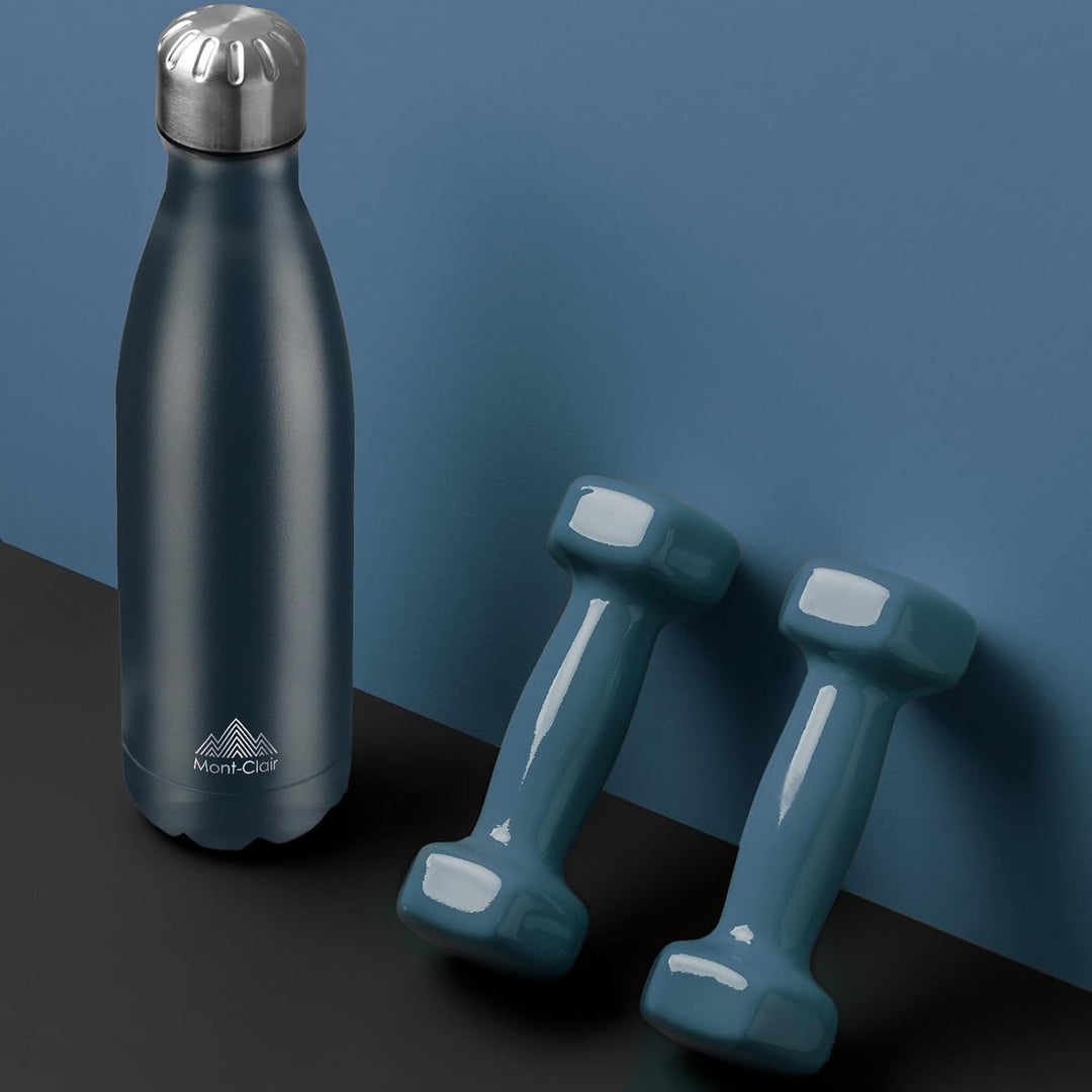 Mont-Clair Trinkflasche Edelstahl - Thermosflasche - BPA-freie - Water Bottle, Edelstahl trinkflasch