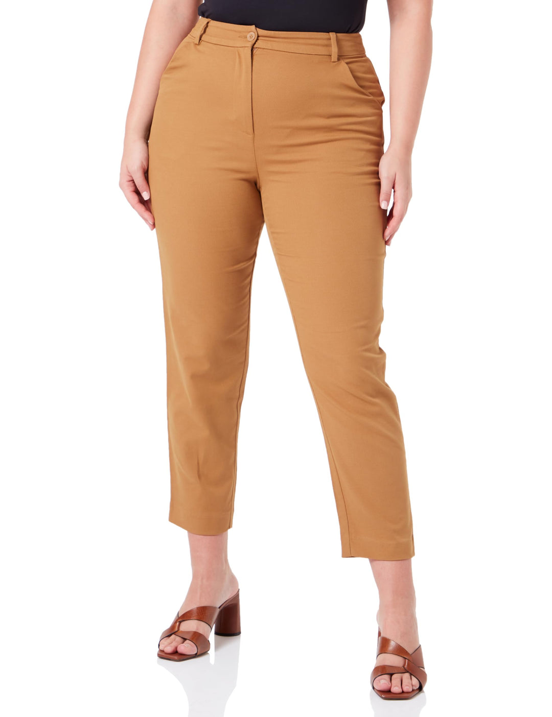 SISLEY Damen Pants 38 Camel 3u1, 38 Camel 3u1