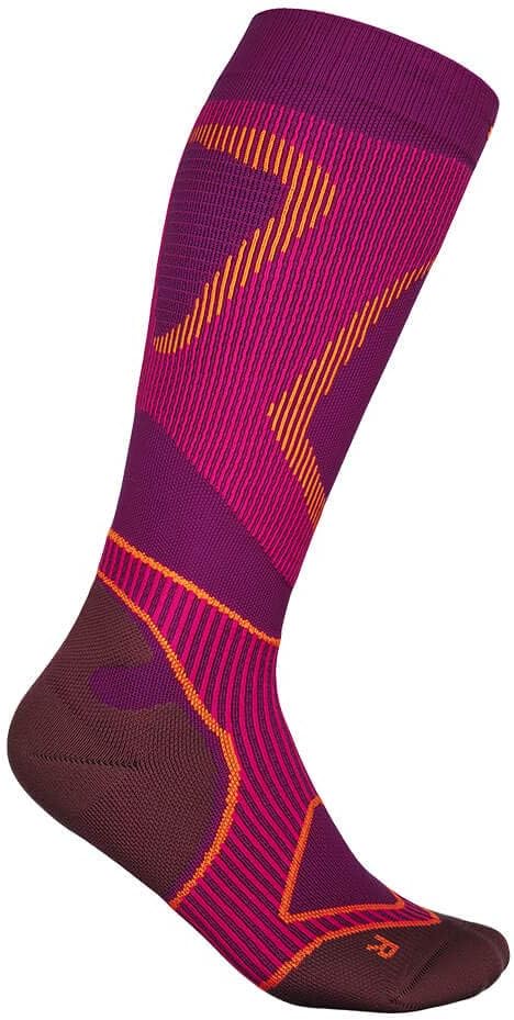 BAUERFEIND Herren Run Performance Laufsocken, Kniestrümpfe mit Targeted Compression Zone 41-43 / L R