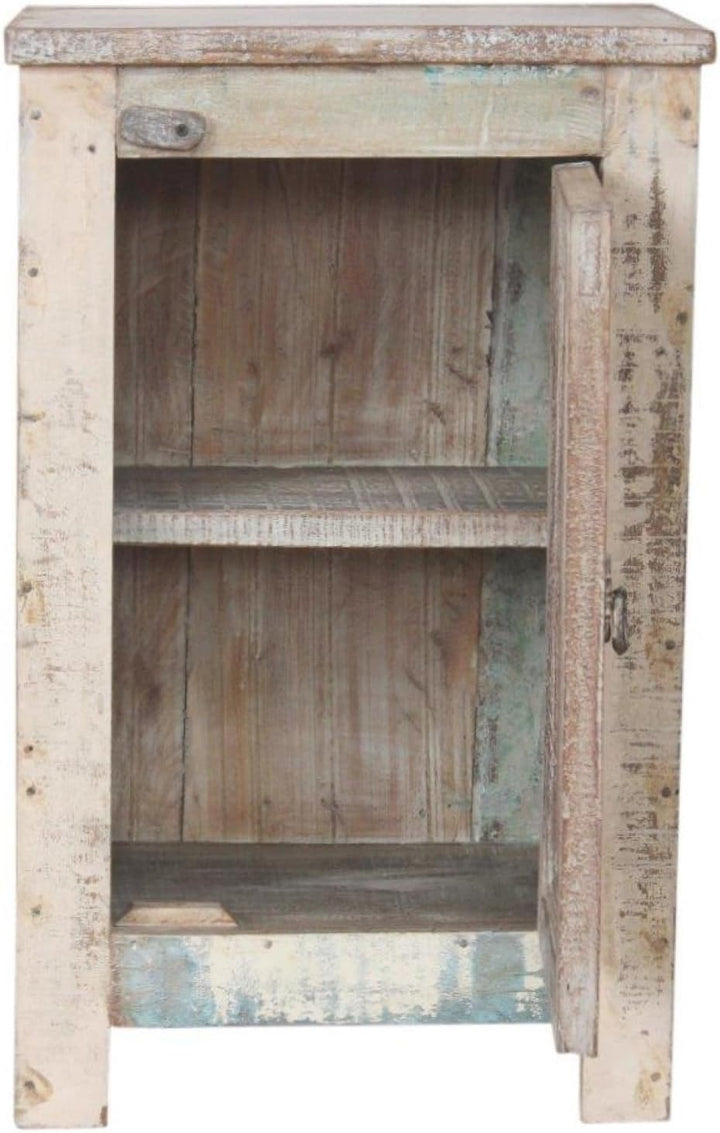GURU SHOP Vintage Beistellschrank, Kommode, Nachttischschrank, Flurschrank - Modell 81, 68x43x30 cm