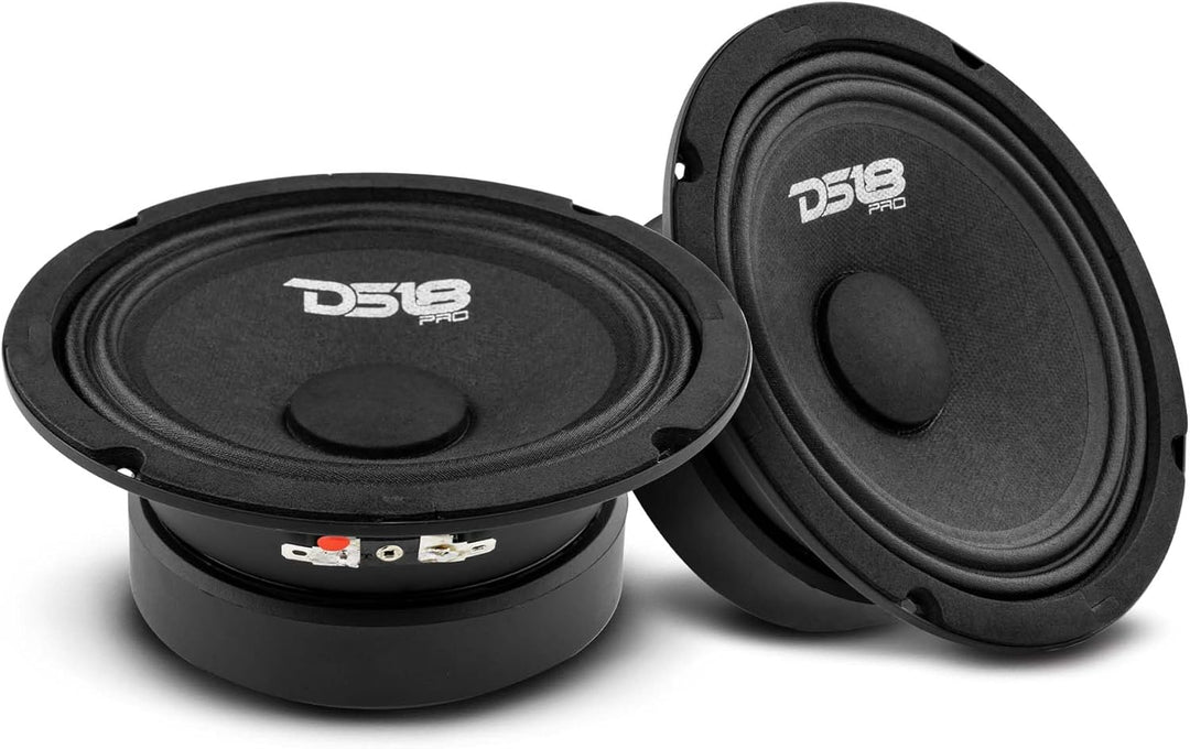 DS18 PRO-GM6SE Sealed Zurück Mitteltöner Lautsprecher 8-Ohm - 380 Watt Max, 90 Watt RMS - 1 Lautspre