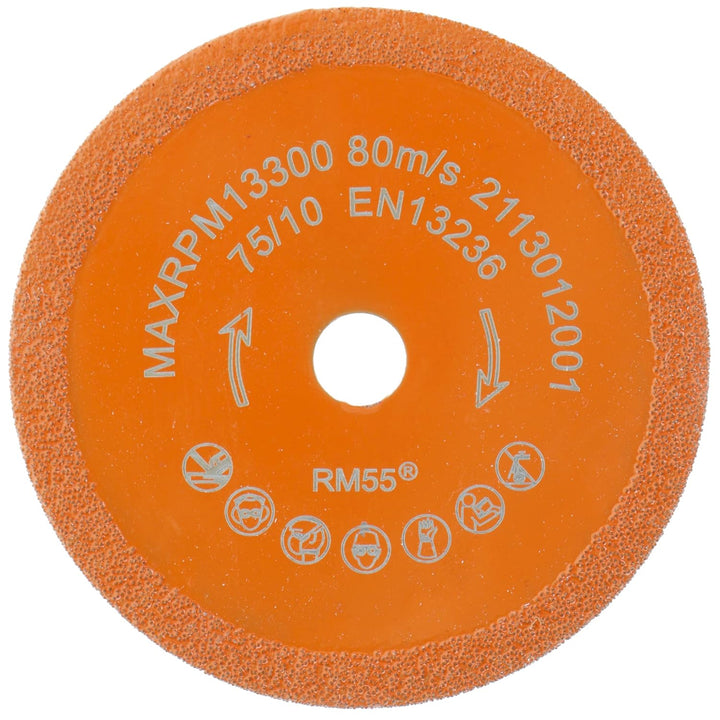 PRODIAMANT Diamant-Trennscheibe 75mm x 10mm M01 Glas Glasfliesen Glasmosaik Diamanttrennscheibe für