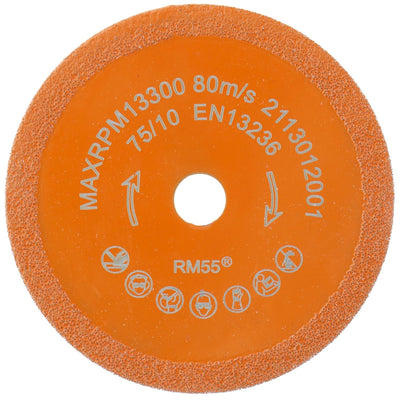 PRODIAMANT Diamant-Trennscheibe 75mm x 10mm M01 Glas Glasfliesen Glasmosaik Diamanttrennscheibe für