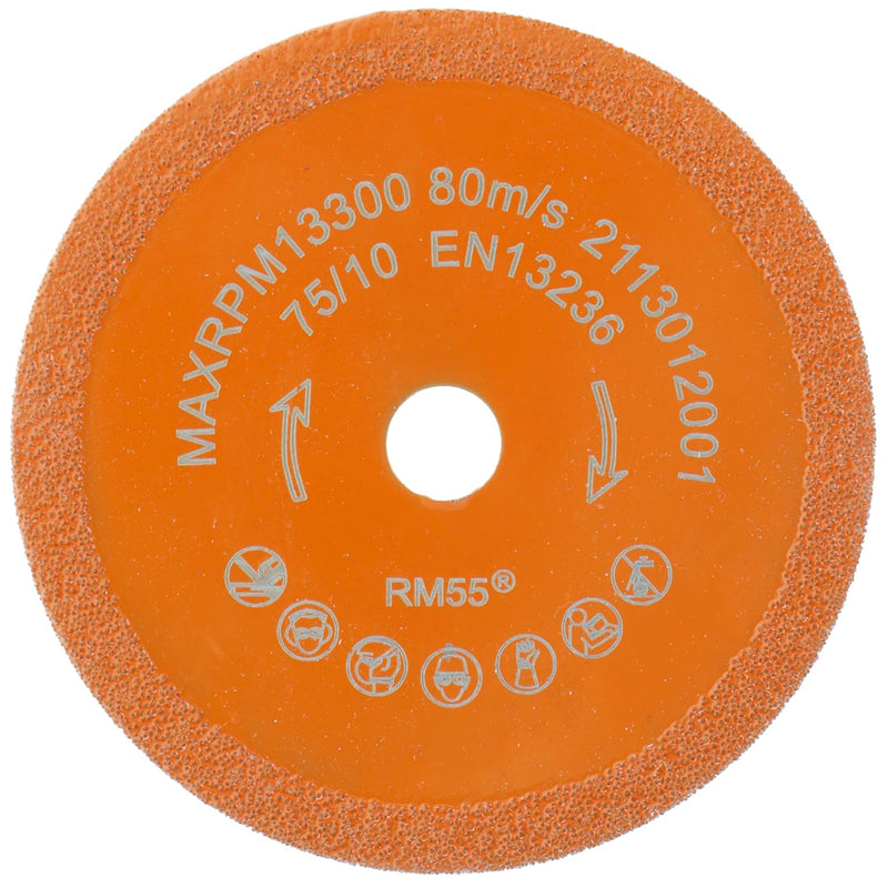PRODIAMANT Diamant-Trennscheibe 75mm x 10mm M01 Glas Glasfliesen Glasmosaik Diamanttrennscheibe für