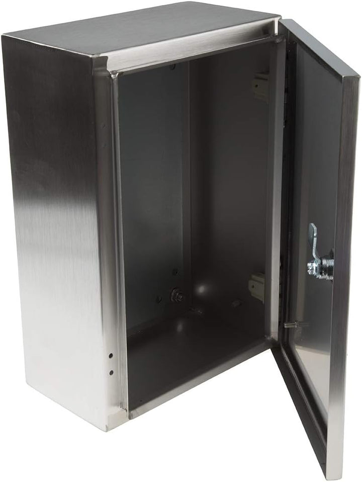 RS PRO Edelstahl Wandgehäuse IP66, HxBxT 500 mm x 400 mm x 250mm