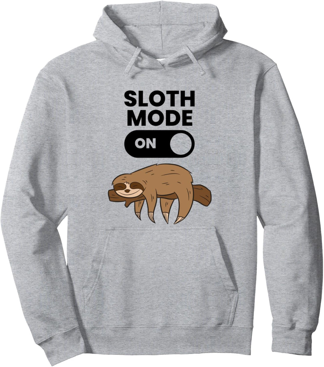 Lazy Faultier müde Faultier lustig Faultier Modus On Pullover Hoodie