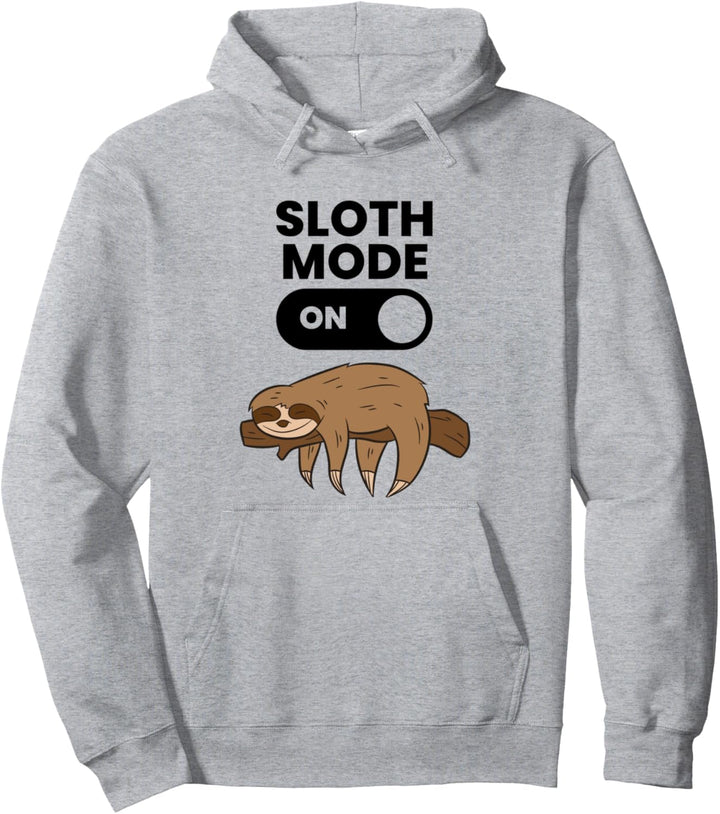 Lazy Faultier müde Faultier lustig Faultier Modus On Pullover Hoodie
