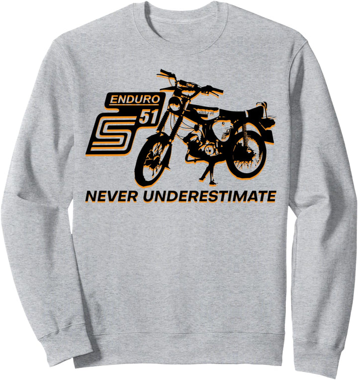 Mopeds Niemals Unterschätzen Simson S51 Enduro Sweatshirt