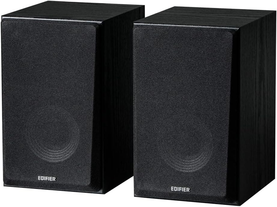 Edifier R990BT Bluetooth 5.4 Bücherregal-Lautsprecher, 2.0 Aktiv Multimedia Sprecher, 24W Ausgangsle