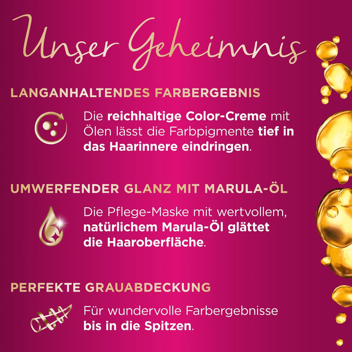 SCHWARZKOPF POLY PALETTE Intensiv Creme Coloration, Haarfarbe 850/4-6 Mokkabraun, 3er Pack (3 x 128