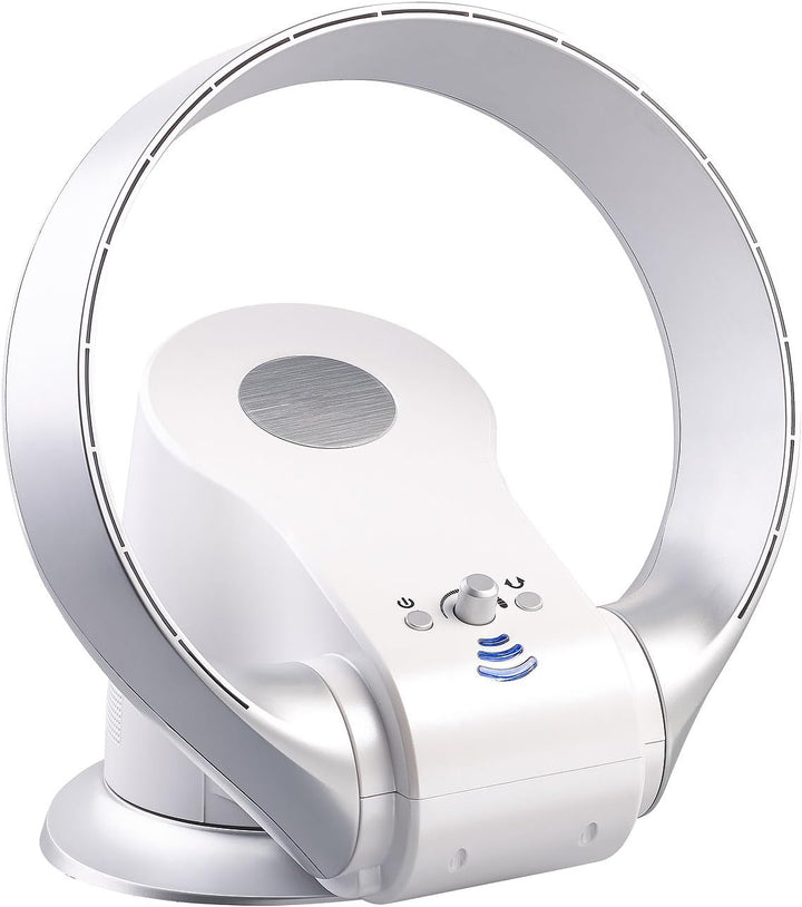 Sichler Haushaltsgeräte Lüfter: Rotorloser 360°-Wand- und Tisch-Ventilator mit Oszillation, 26 Watt