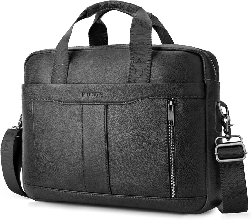 BAGZY Laptoptasche 15.6 Zoll Aktentasche Herren Umhängetasche Geschenk für Männer Handtasche für Mä