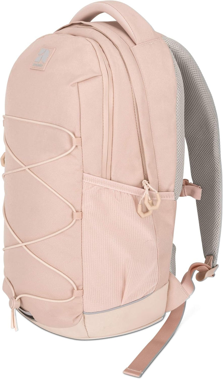 Audetic Schulrucksack Mädchen Teenager Rosa - AERO - Ergonomischer Rucksack mit vielen Fächern für S