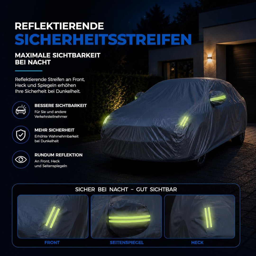 Autogadget® Premium Auto Abdeckplane - Autoabdeckung &amp; universale Autoschutzhülle - Abdeckung - Car