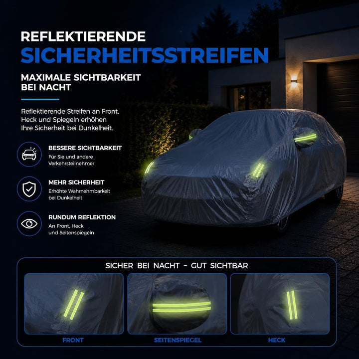 Autogadget® Premium Auto Abdeckplane - Autoabdeckung &amp; universale Autoschutzhülle - Abdeckung - Car