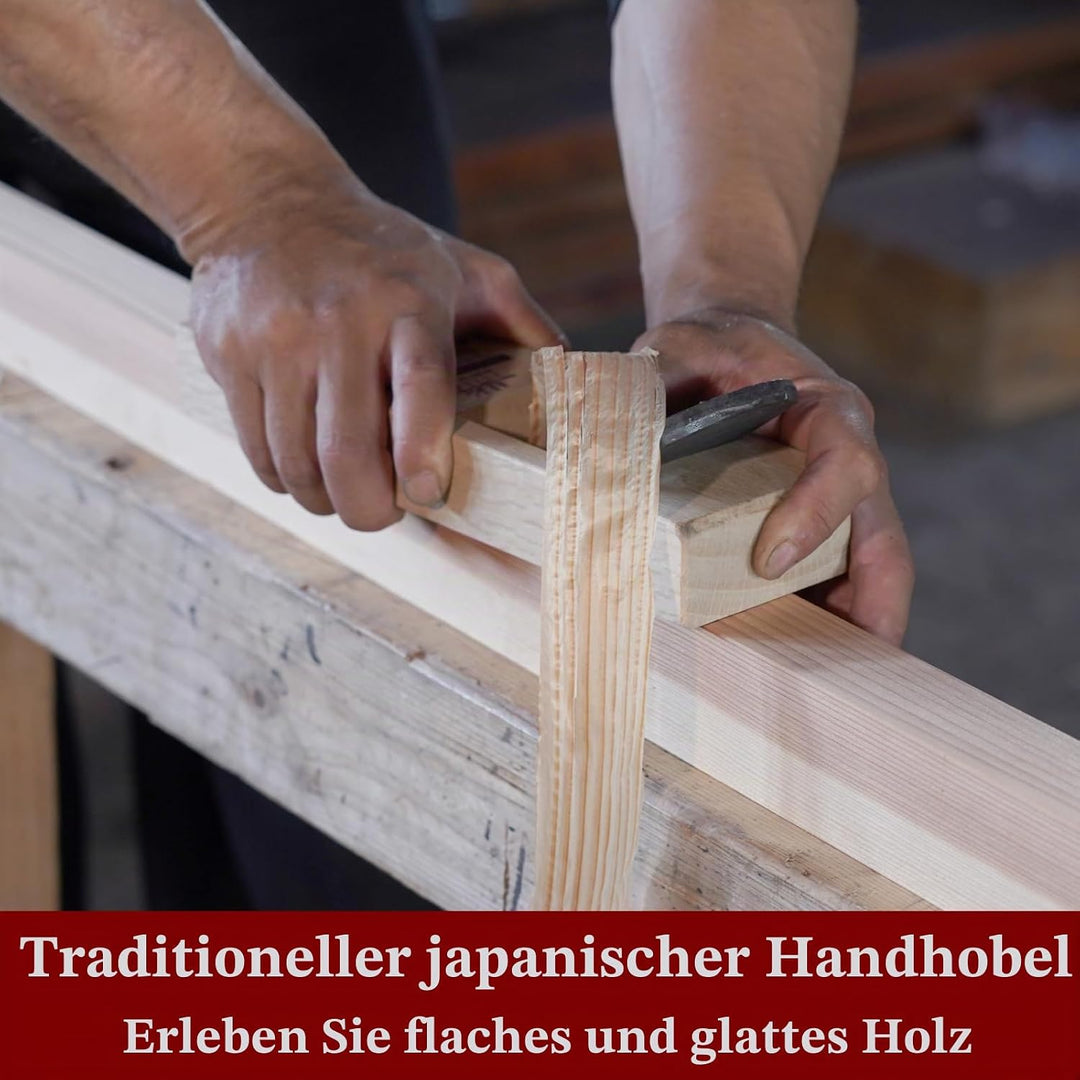 SUIZAN Japanisch Handhobel Kanna 50mm Hand Plane Holzhobel Blockhobel für Holzwerkzeuge, 50mm