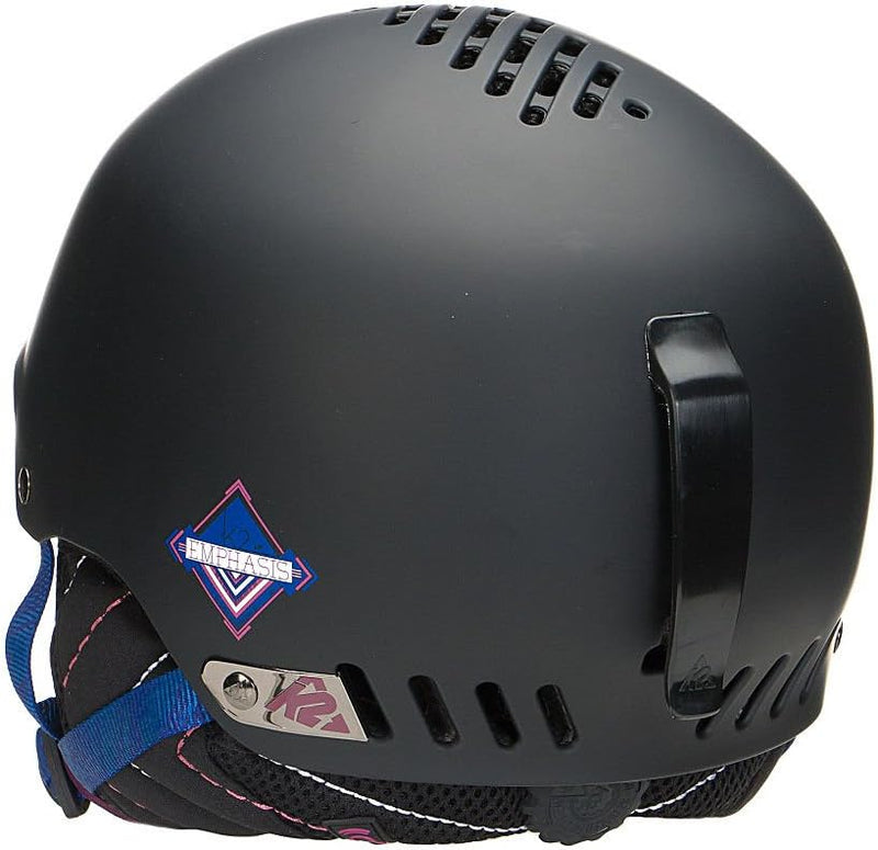 K2 Damen Helm Skihelm Emphasis S Schwarz, S Schwarz