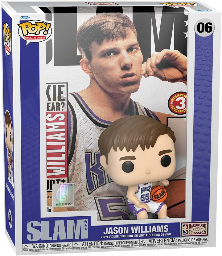 Funko Pop! NBA Cover: SLAM - Jason Williams - Vinyl-Sammelfigur - Geschenkidee - Offizielle Handelsw