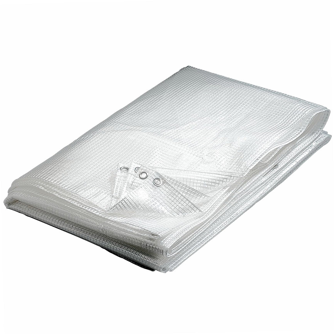 WERKA PRO Transparente Plane 160 g/m2 4 x 6 m 600 x 400 cm (Rechteckig), 600 x 400 cm (Rechteckig)