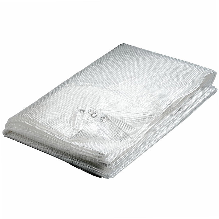 WERKA PRO Transparente Plane 160 g/m2 4 x 6 m 600 x 400 cm (Rechteckig), 600 x 400 cm (Rechteckig)