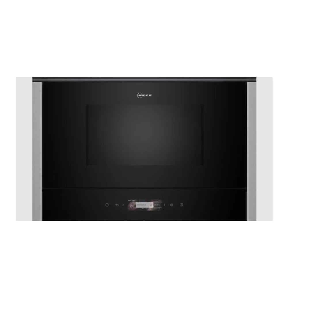 NEFF NR4WR21N1, N70, Einbau-Mikrowelle, Integrierbare Mikrowelle ohne Grill 40 x 60cm, Full Touch TF