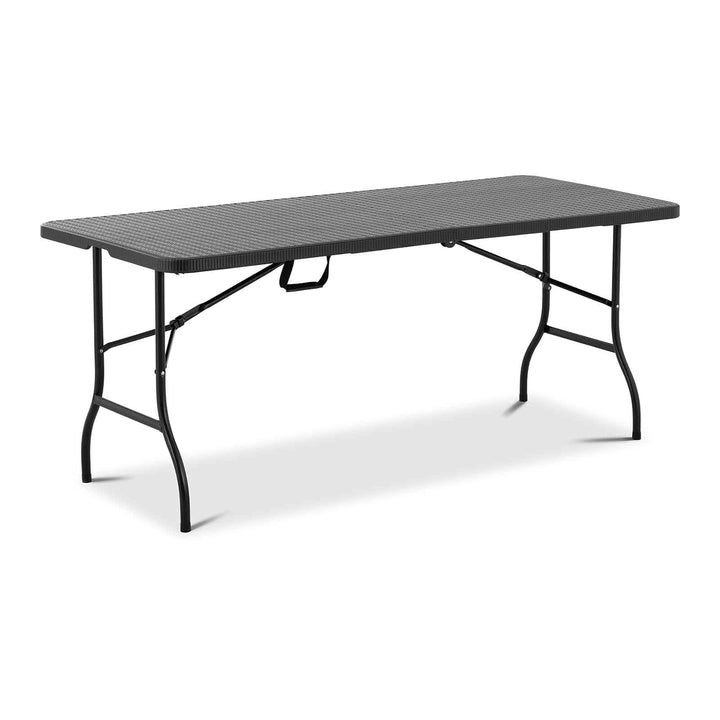 Royal Catering RC-FT_3 Klapptisch 1.830 x 750 x 740 mm 150 kg drinnen/draussen Schwarz Klapptisch dr