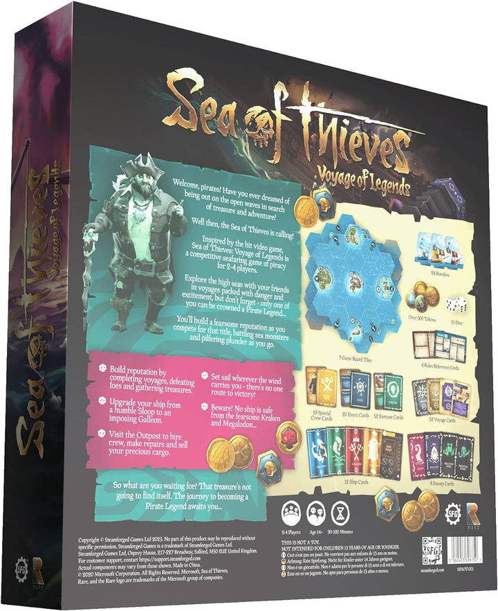 Steamforged SFSOT-001 Sea Thieves: Voyage of Legends Brettspiel, S