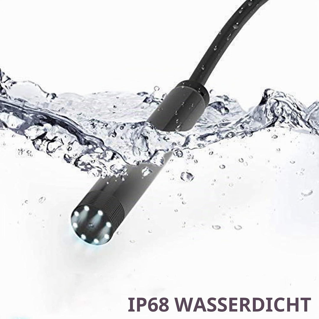 Lychee WiFi Endoskop Inspektionskamera IP68 wasserdichte 2,0 Megapixel HD Kabelloses Endoskop Kamera