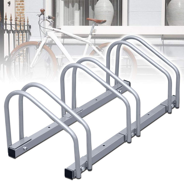 Sonnewelt Fahrrad Ständer Radständer aus Metall Fahrradaufhängung Seitenständer Fahrrad Boden Wand M