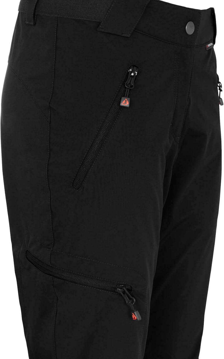 Bergson TESSE Comfort (Slim) | Damen Softshellhose - schmaler Schnitt, elastischer Komfort Bund, lei
