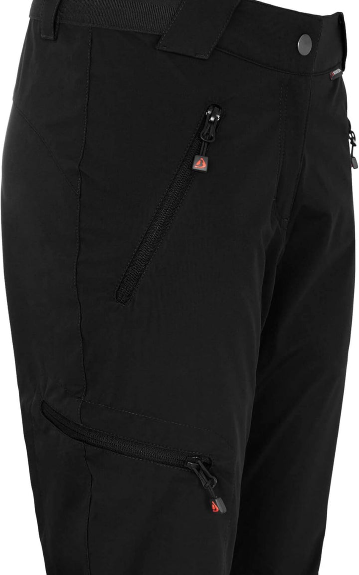 Bergson TESSE Comfort (Slim) | Damen Softshellhose - schmaler Schnitt, elastischer Komfort Bund, lei