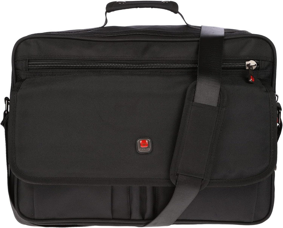 Christian Wippermann XXL Umhängetasche Flugbegleiter Herren Tasche Messenger Arbeitstasche DIN